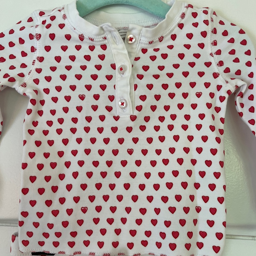 Roller Rabbit Infant Heart Pajamas - Picture 4 of 6